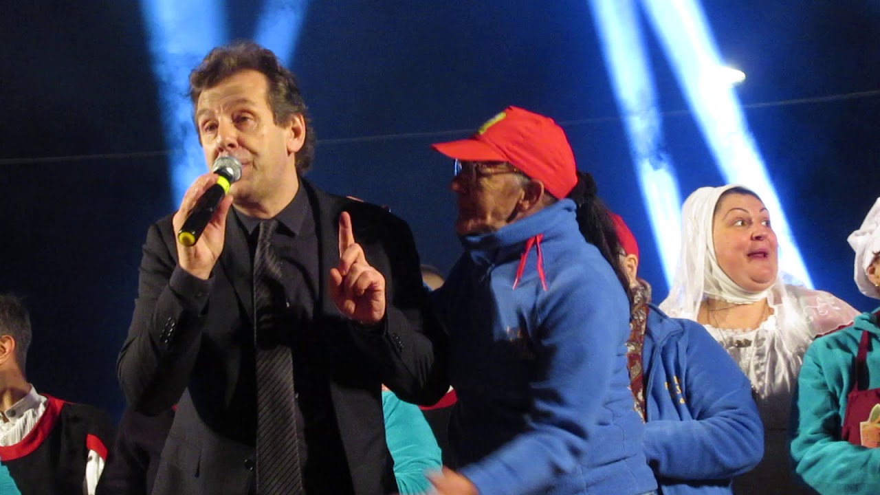 Giuliano Marongiu canta ''Io vagabondo'' con la proloco di Zerfaliu (Zerfaliu 16/02/2020)