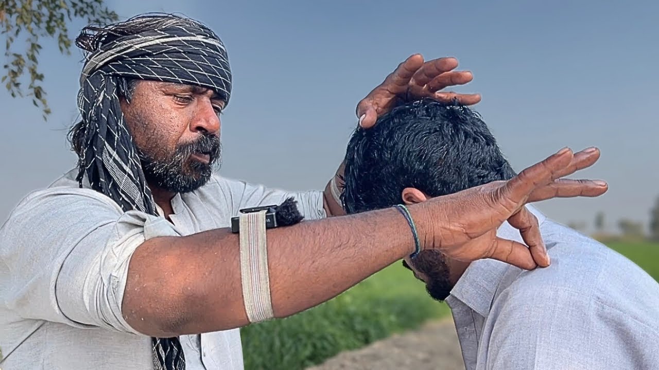 BENGALI BABA MOST RELAXING & SLEEPING MASSAGE | ASMR HEAD & BACK MASSAGE |