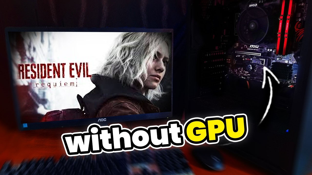 Resident Evil Requiem Runs SMOOTHLY 😳 on 5600G Without GPU | Hindi Gameplay & Benchmarks