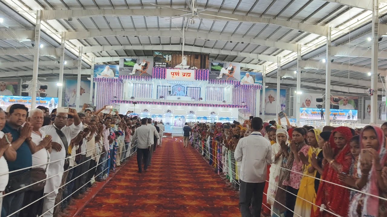 धरती पर स्वर्ग का अहसास 😇 | Satlok Ashram Dhanana #rajvlogsnews #viralvideo 