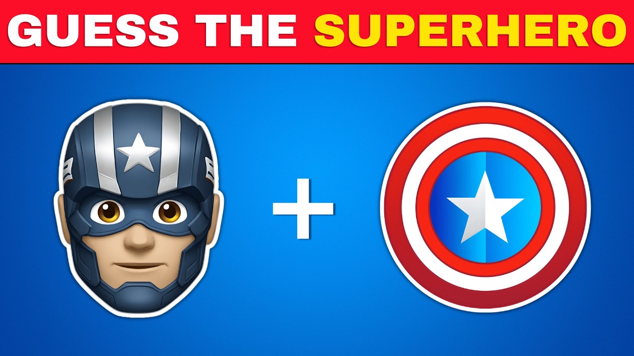 Can You Guess The Superhero By Emoji? 🕷🦇 Marvel & DC Superheroes Emoji Quiz
