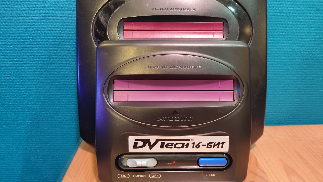  DVTech MD 252 / 16 битная консоль  #16bit #retrogaming #sega 