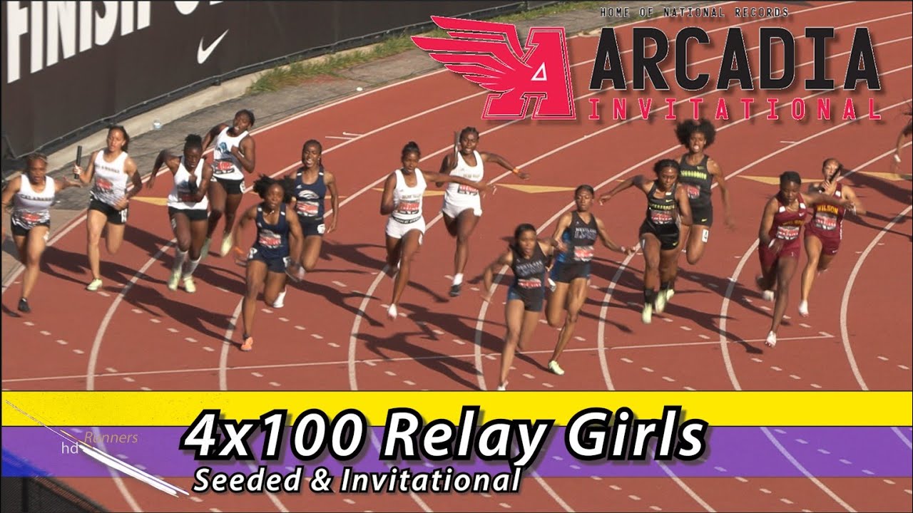 2022 TF - Arcadia Invite - 4x100 Relay (Girls, Seeded and Invite)