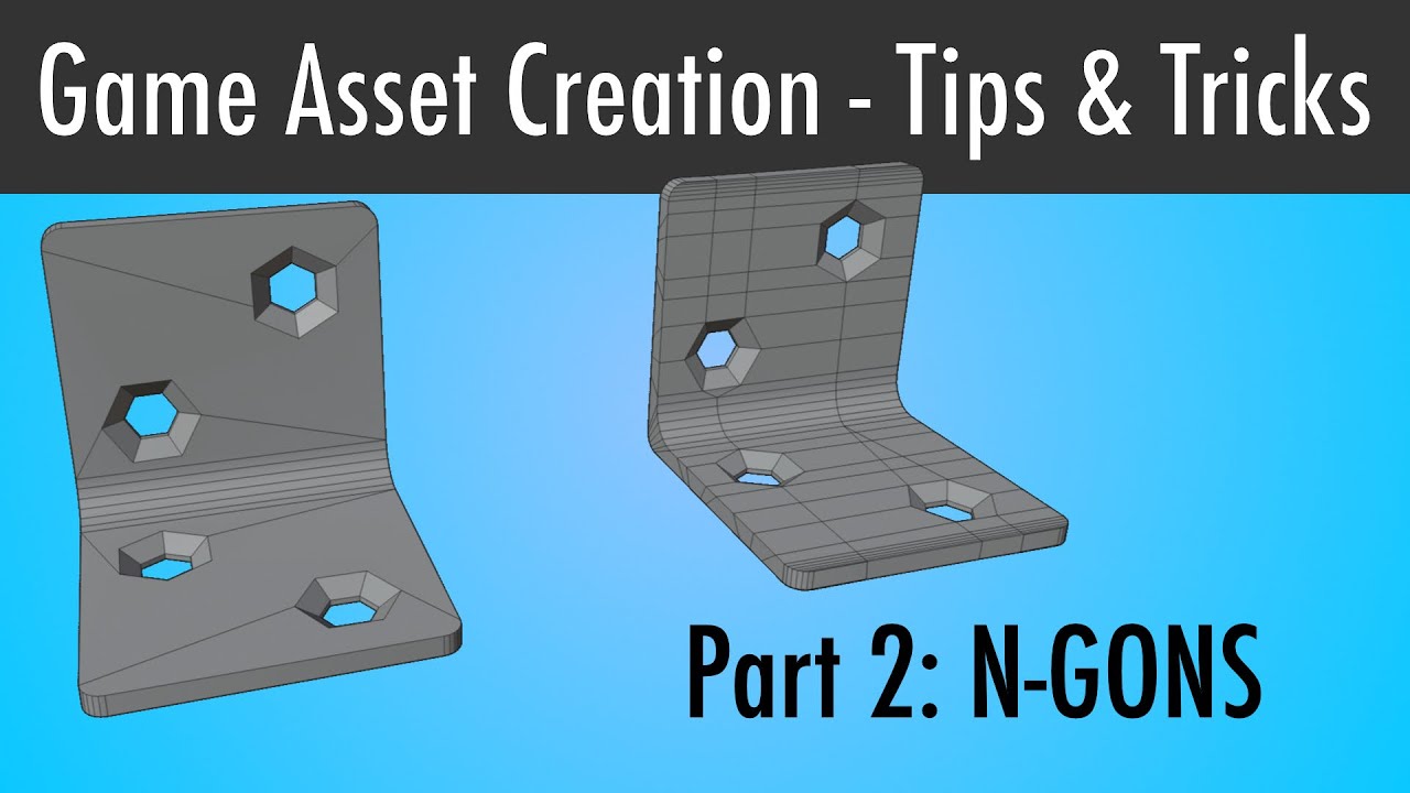 Game Asset Creation Tips & Tricks - Part 2: n-gons