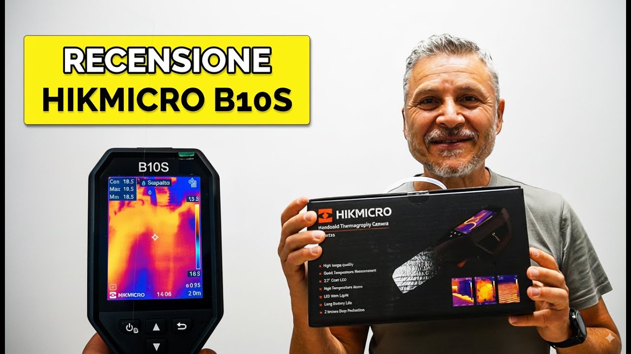 Termocamera HIKMICRO B10S - testo questa macchina termografica per vederne le caratteristiche