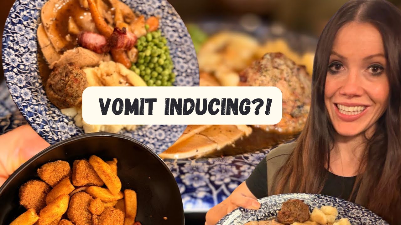 Я пробую рождественский ужин от Wetherspoons и вирусный пакетик специй.