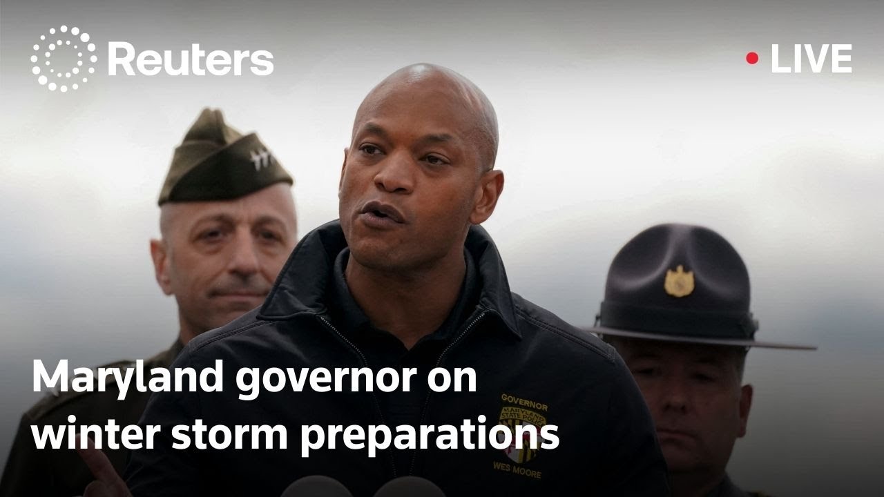 LIVE: Maryland Governor holds briefing on winter storm preparations