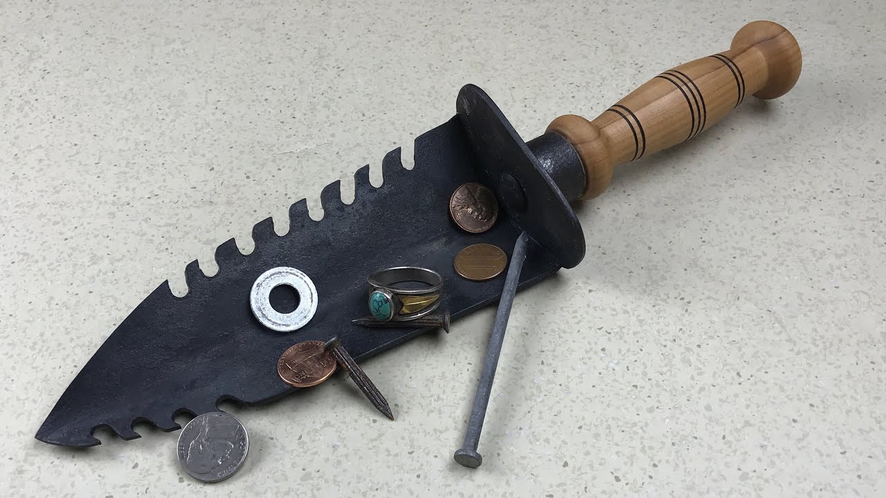 Making a Prospectors trowel - digging tool for metal detecting