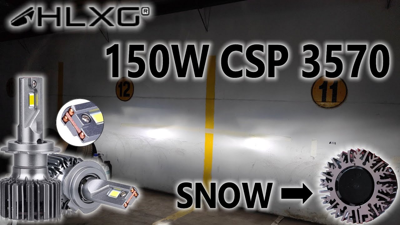 LED HLXG H7 Snow 150W!!! Pura potencia! #HLXG #led #h7