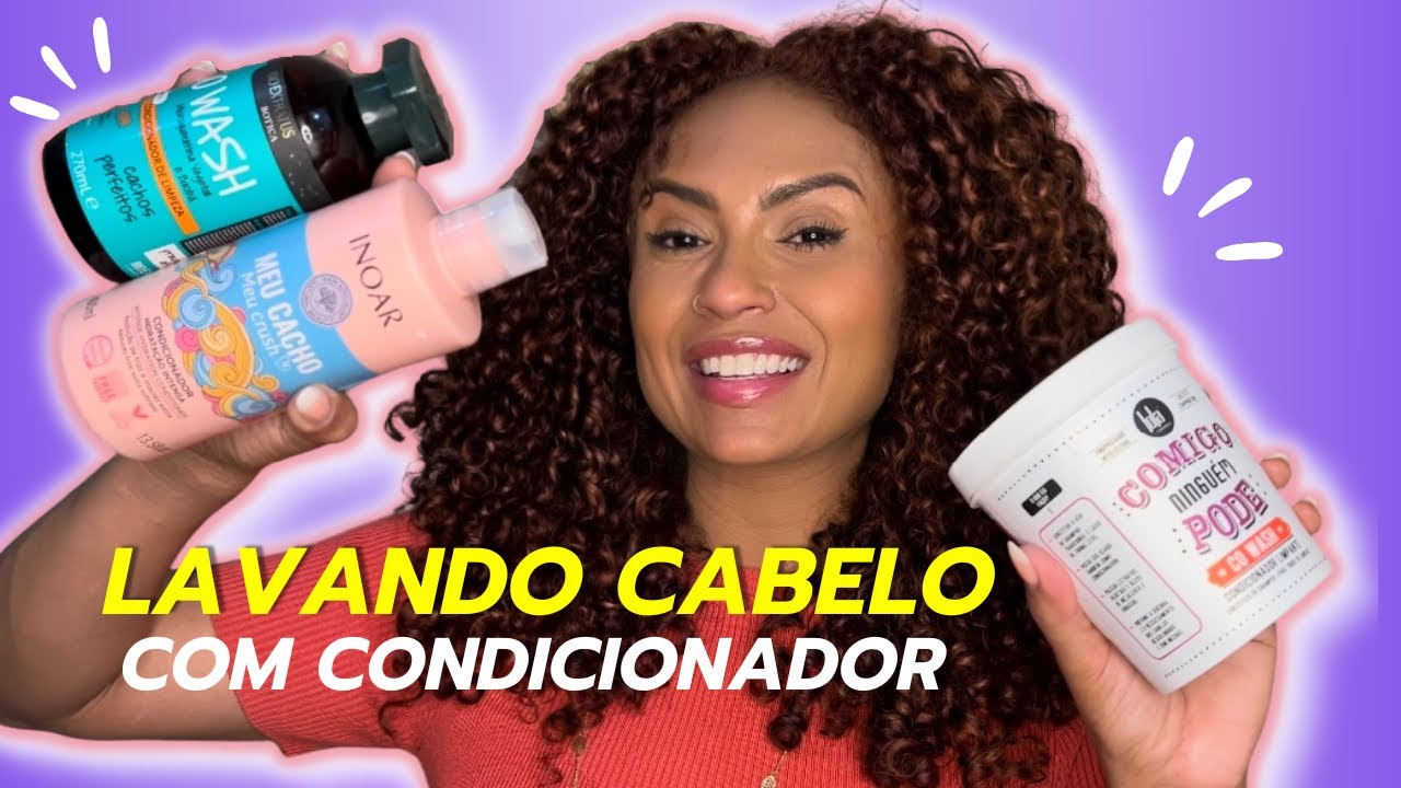 ACABE COM O  RESSECAMENTO DOS CABELOS USANDO CO- WASH ✨- Super Pretinha