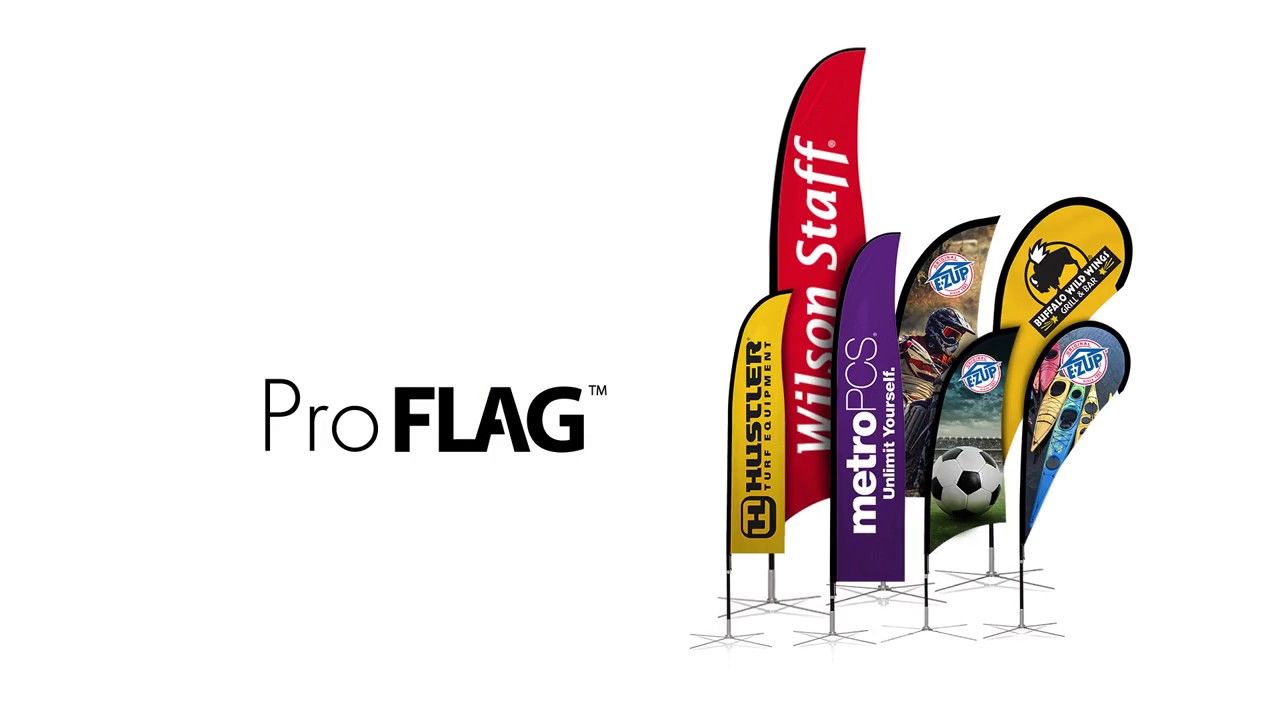 E-Z UP&reg; ProFLAG&trade; - Custom Printed Promotion & Branding