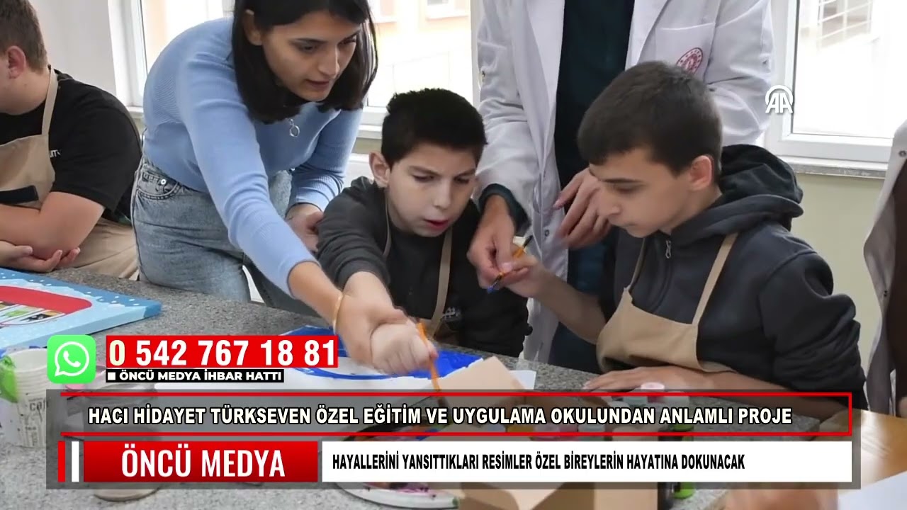 HACI HİDAYET TÜRKSEVEN ÖZEL EĞİTİM VE UYGULAMA OKULUNDAN ANLAMLI PROJE