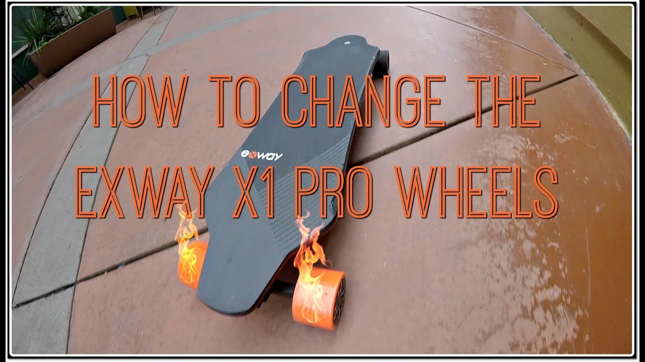 How to Change the Exway X1 Pro Wheels
