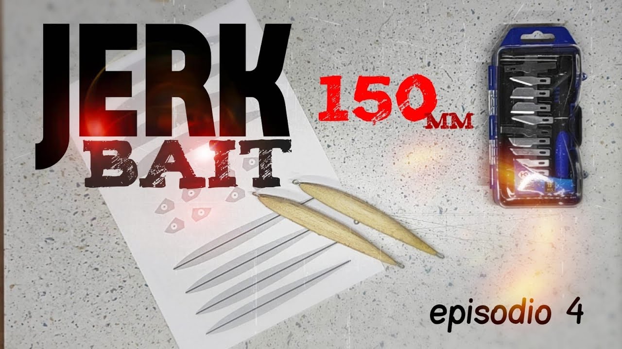 MAKING JERKBAIT PARTE 4 : COME REALIZZARE UNO #JERK DA 150 MM #HOMEMADE #LURE #MINNOW #