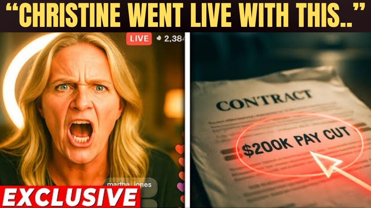 Sister Wives in TURMOIL: Christine Refuses TLC’s Massive Salary Slash