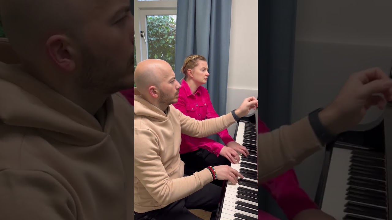 The Clock ⏰ #shorts #piano #pianomusic #pianoplayers #pianoduo #pianoplaying #pianoteacher #music