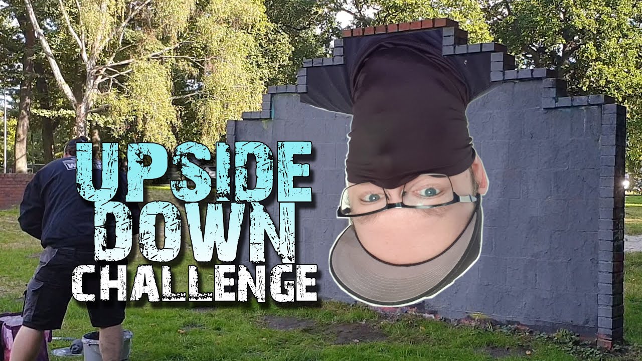 Spraypaint portrait | UPSIDE DOWN challenge