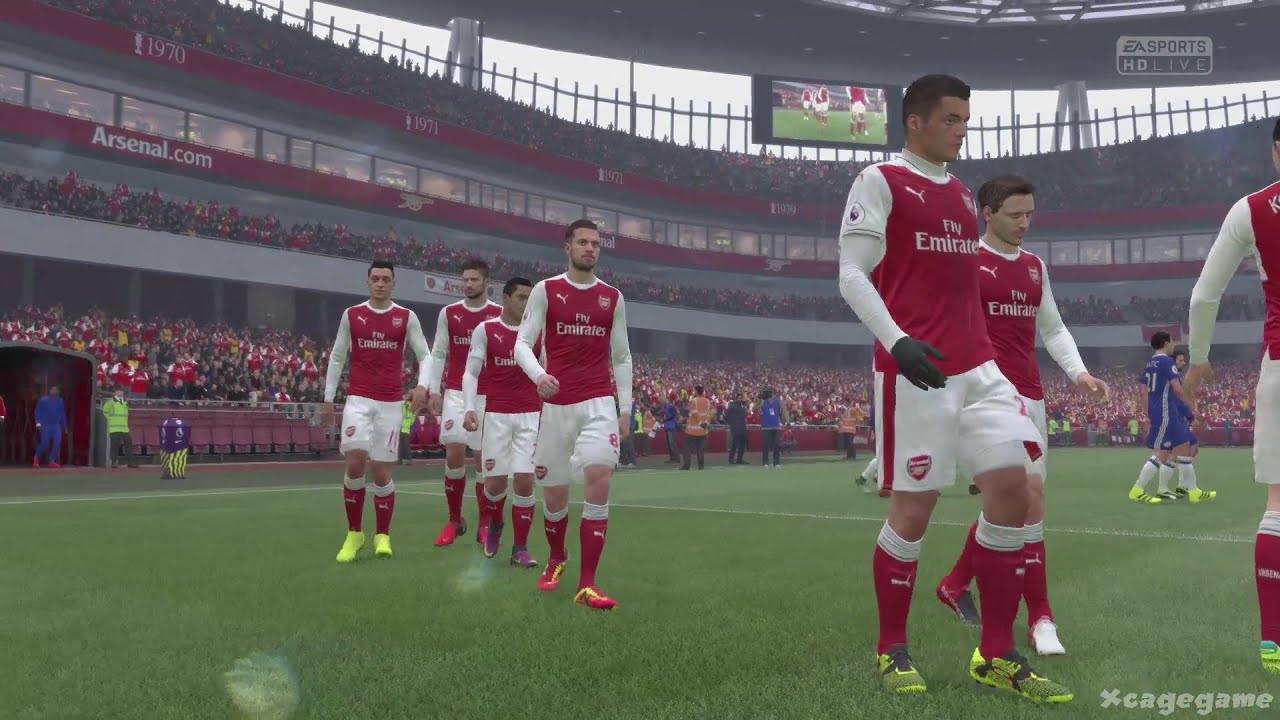 FIFA 17 Arsenal London VS Chelsea - Full Gameplay
