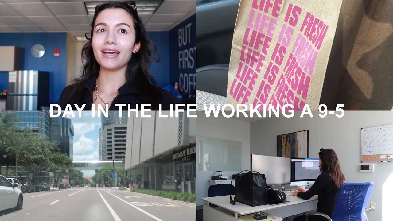 DAY IN THE LIFE WORKING A 9-5: as an executive assistant in tampa!