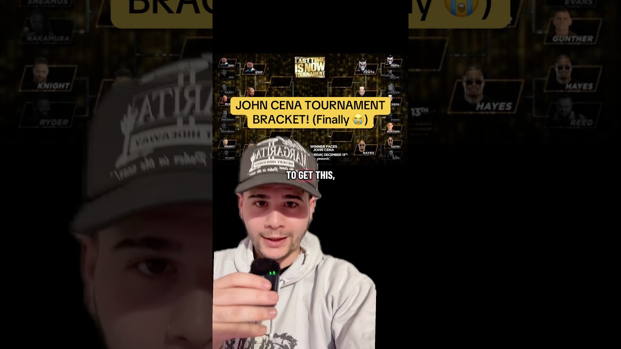 John cena the last time is now tournament bracket #smackdown #johncena #carmelohayes #gunther