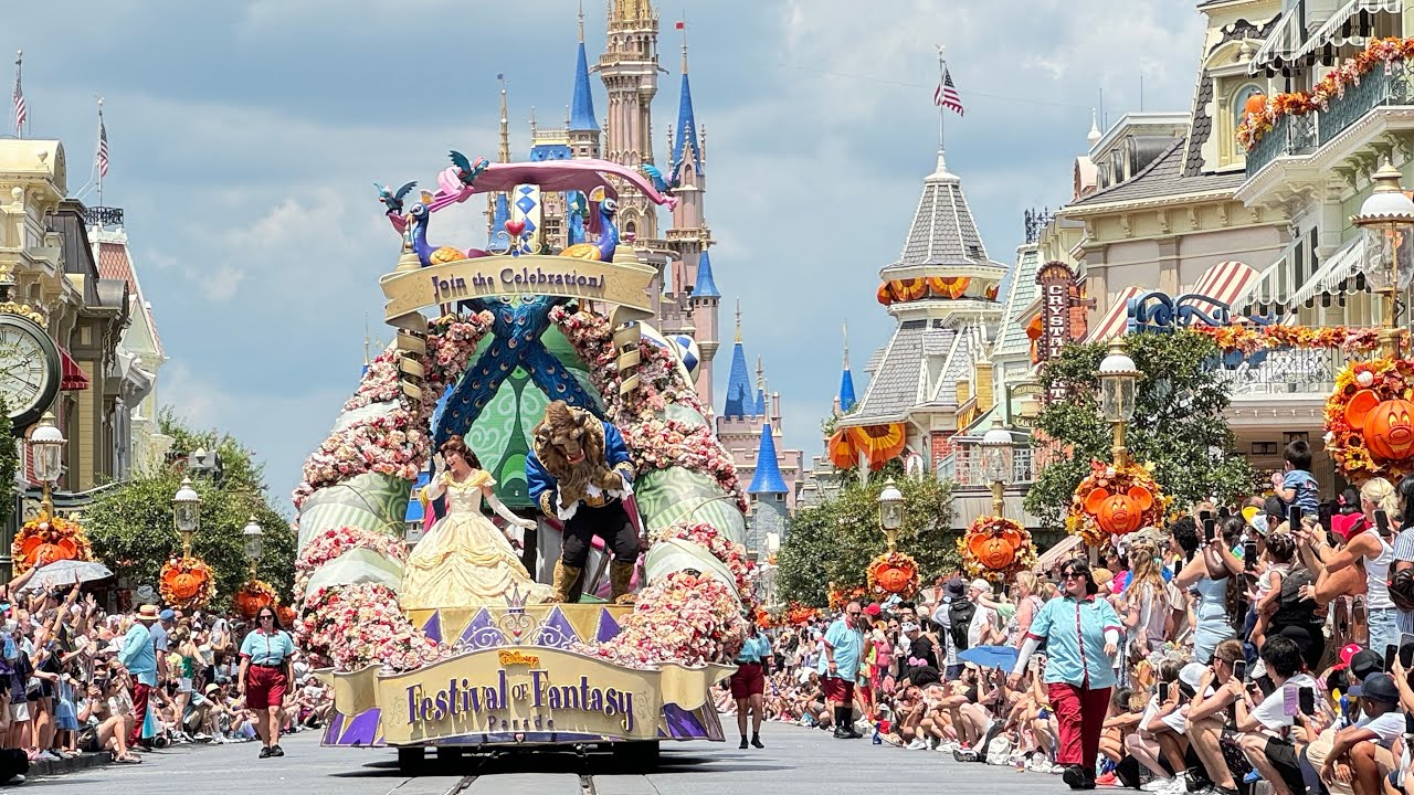 🏰WDW 4K Disney Festival of Fantasy Parade August 2024 Magic Kingdom フェスティバル・オブ・ファンタジー・パレード