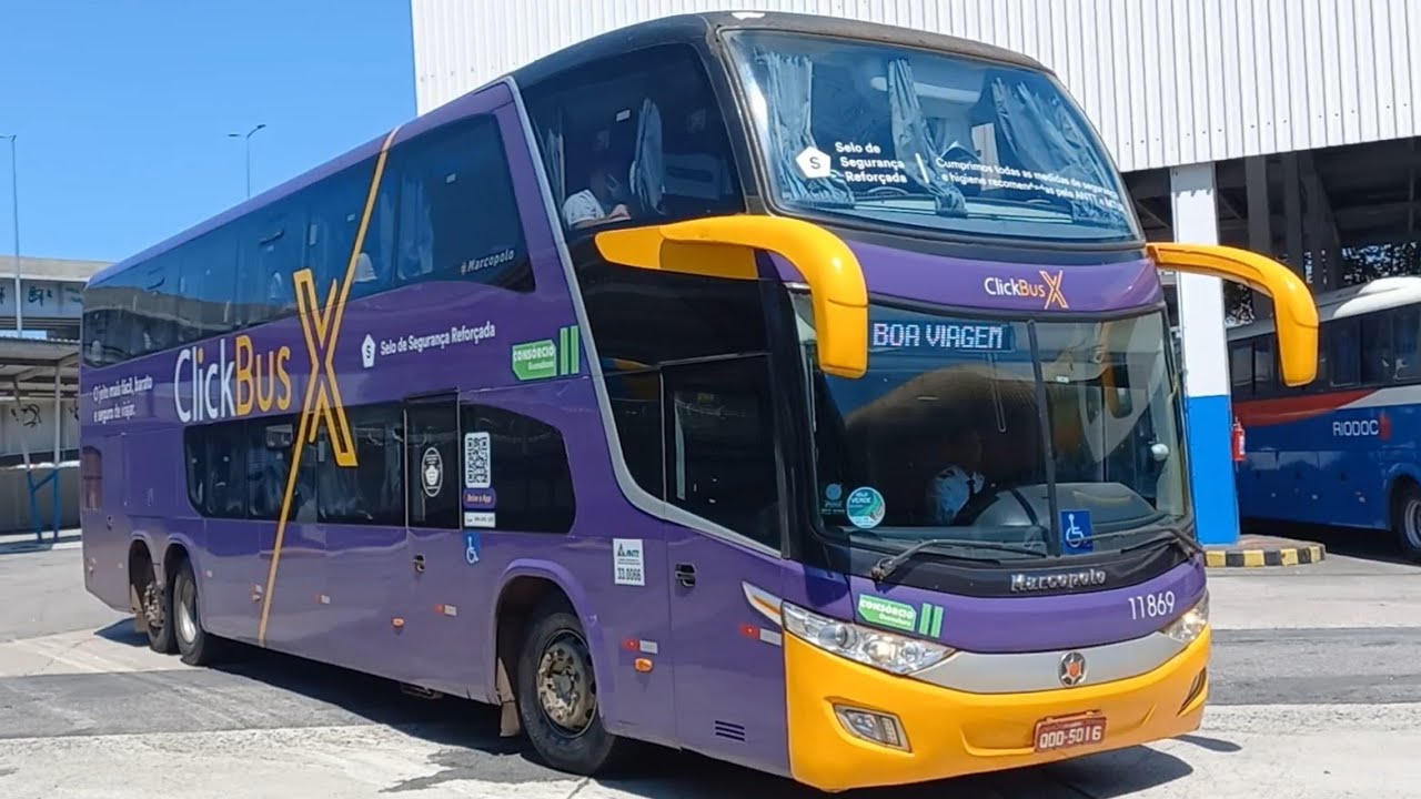 RODOVIÁRIA DO RIO | MOVIMENTAÇÃO DE ÔNIBUS | CLICKBUS X, GUANABARA, GONTIJO