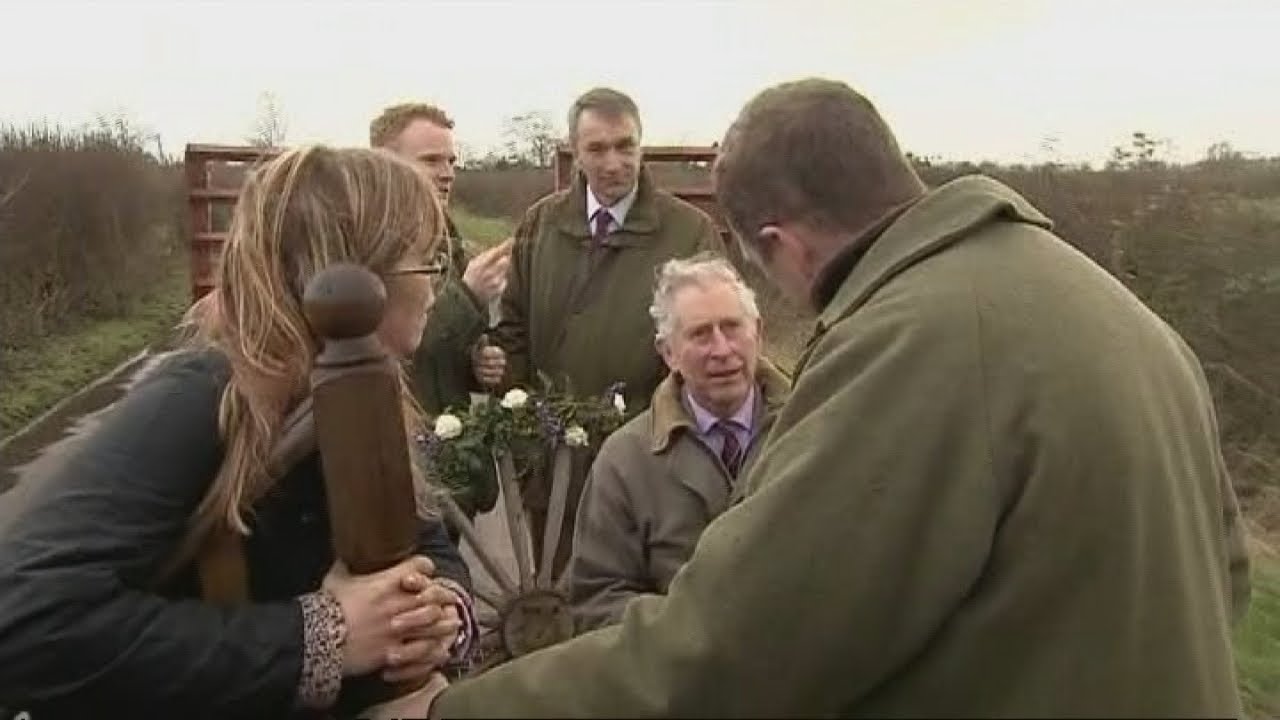 Prince Charles visits Somerset's flood victims