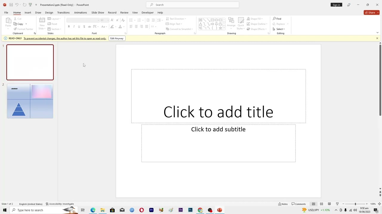 How To Enable Editing in Powerpoint