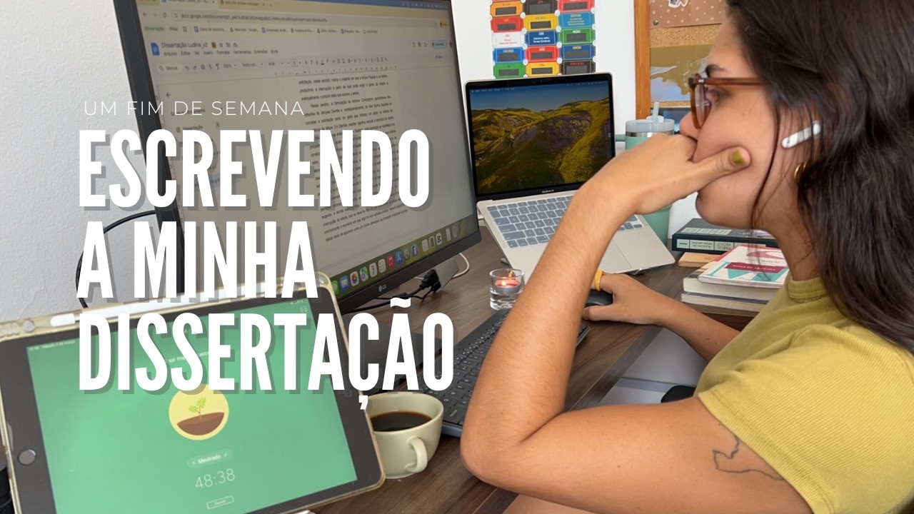 Mestrado em Literatura e as angústias da reta final... | Vlog #8