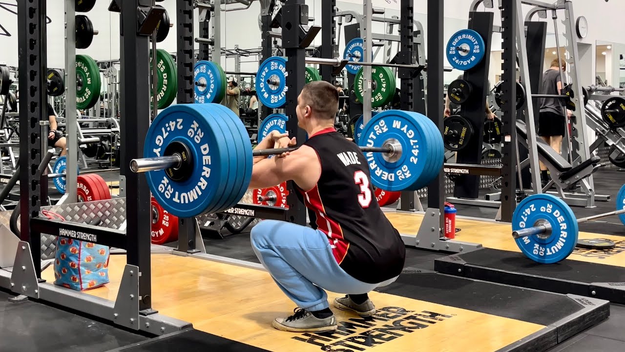 Squat everyday Day 1046: Front Squat 182.5kg (PR)