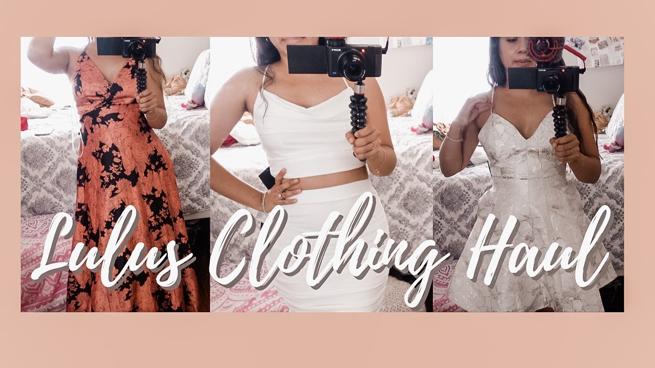 CUTEST DRESSES + OUTFITS  | Lulus Clothing Haul | Summer Clothing Haul 2022 🌻