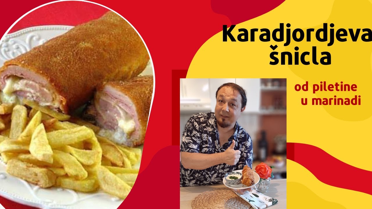Karadjordjeva šnicla od piletine - u marinadi