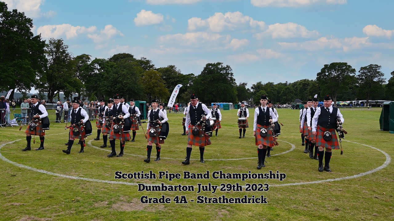 Scottish Pipe Band Championships 2023 - Dumbarton - Grade 4A - Strathendrick