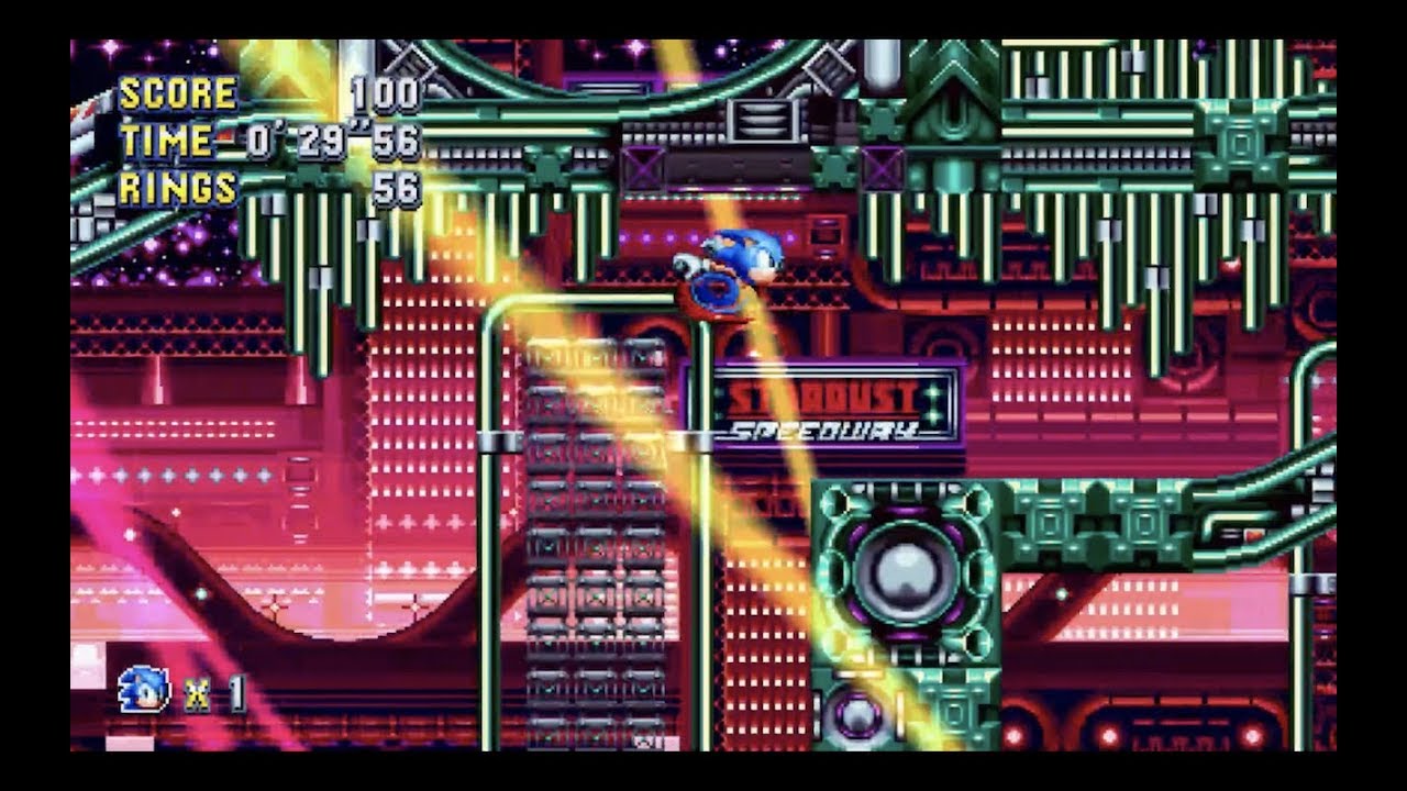 Sonic Mania Plus: Stardust Speedway Zone Act 2 (Encore Mode) [1080 HD]