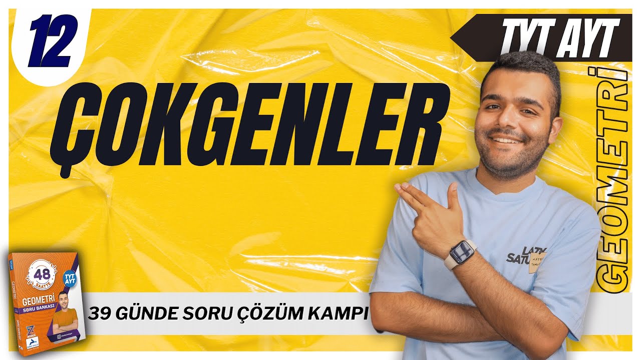 📐Çokgenler Soru Çözümü 🔥39 Günde TYT-AYT Geometri Kampı | 12.Gün - Merkeze Teğet