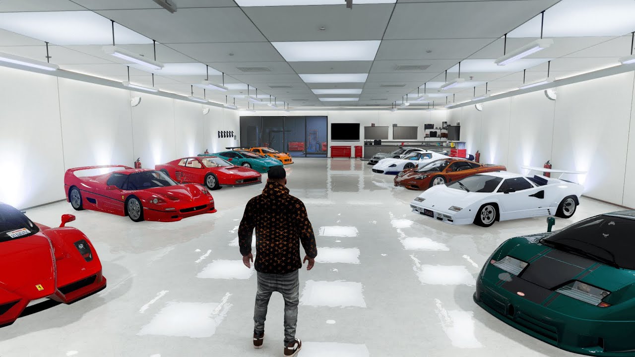 Millionaire's Life in GTA 5 SP | Old Cars Garage