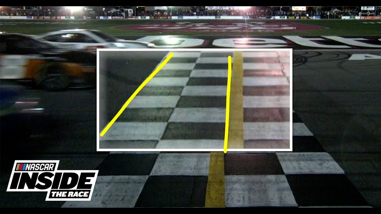 NASCAR Inside the Race: Where is the actual start/finish line?
