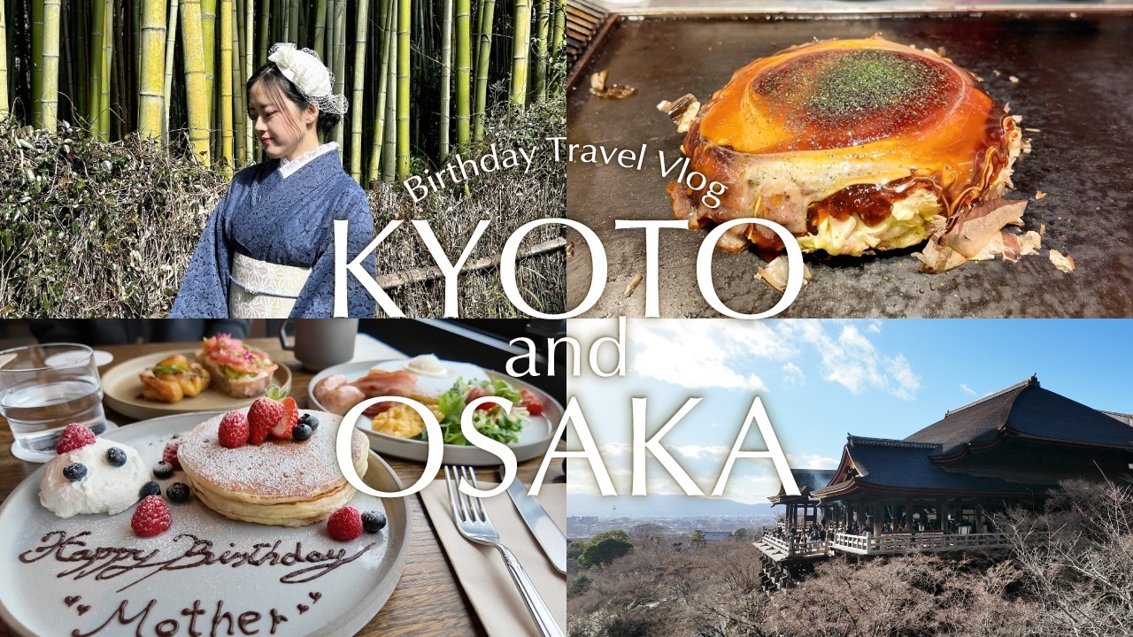 【旅行Vlog】京都&大阪を食べ尽くす！￤食べ歩き満喫旅行