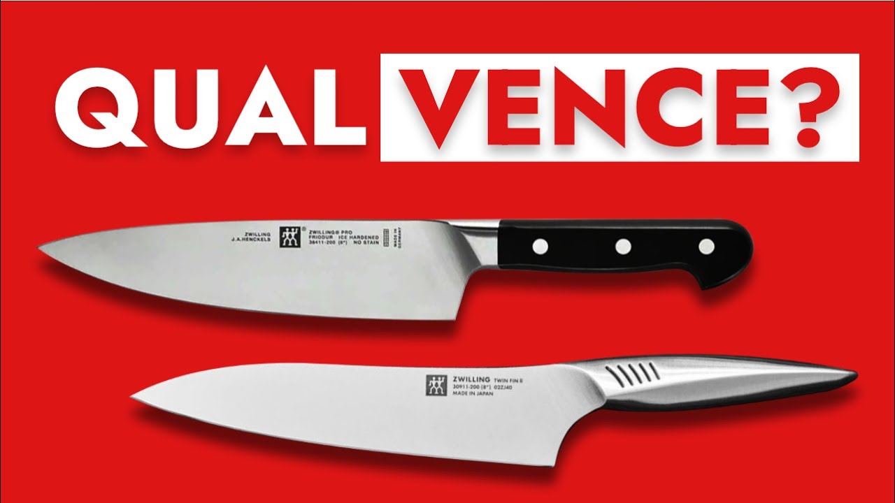 🔪 Qual faca Zwilling é a melhor para você?  Zwilling Twin Fin 2 🇯🇵 ou Zwilling Pro 🇩🇪