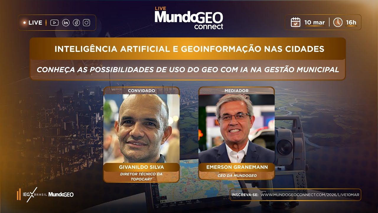 Inteligência Artificial e Geoinformação nas Cidades