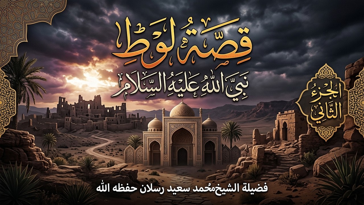 قصة  نبي الله  لوط عليه السلام  الجزء الثاني _ فضيلة الشيخ محمد سعيد رسلان حفظه الله