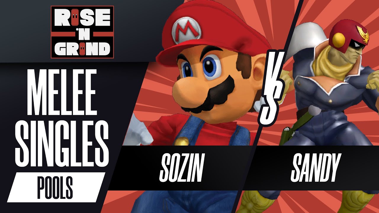 Sozin (Mario) vs Sandy (Captain Falcon) - Melee Singles Pools - Rise N Grind 2023