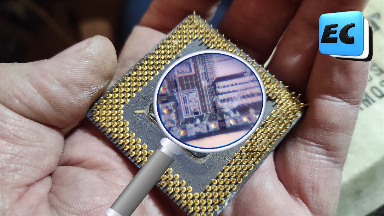 AUTOPSIA DE UN MICROCHIP O MICROCONTROLADOR. ARQUITECTURA MICROSCOPICA