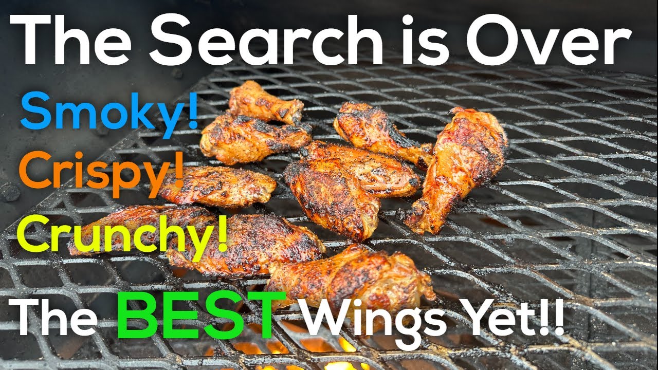 The BEST Crispy Chicken Wings on a Pellet Grill I've Ever Made