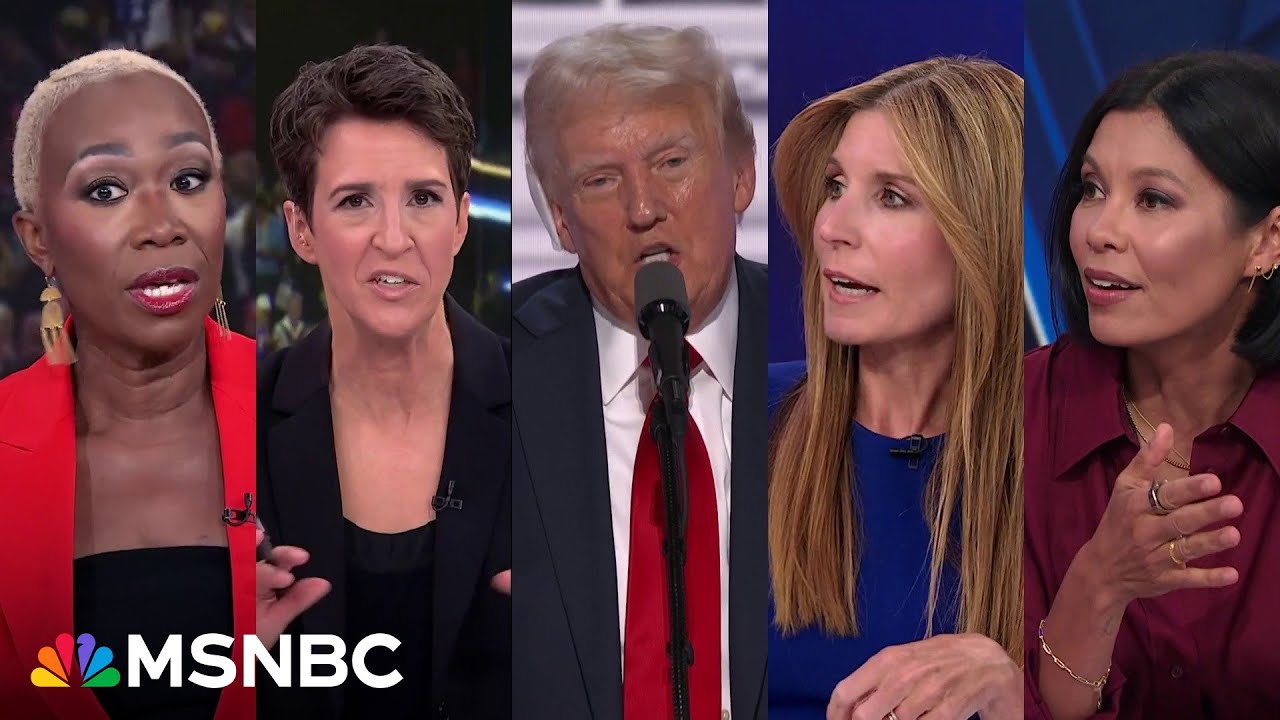 Maddow, Hayes, Reid, Wallace, Wagner instantly react to rambling Trump RNC speech