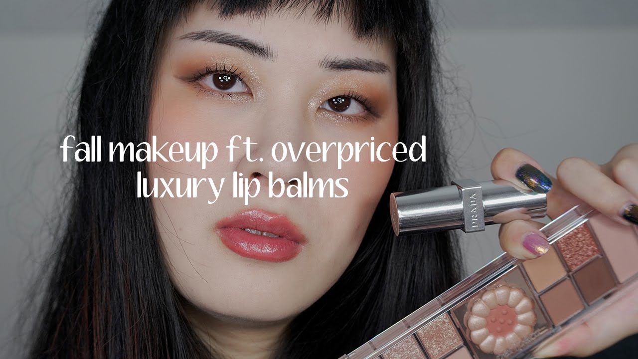i bought the prada lip balm for $50 || warm toned makeup for fall? groundbreaking