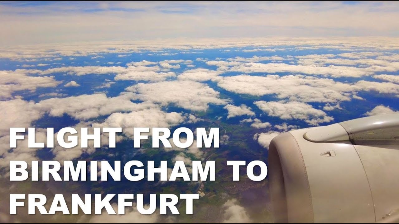 [4K] Flying journey from Birmingham to Frankfurt l 버밍엄에서 프랑크푸르트까지 비행기 여행 l 由伯明翰飛往法蘭克福的飛行旅程
