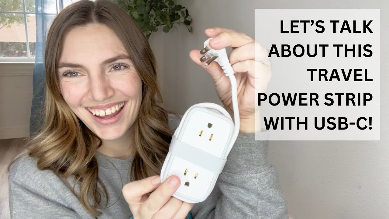 Compact and Portable: NTONPOWER 7-in-1 Travel Power Strip with USB C | Small Size, Big Convenience