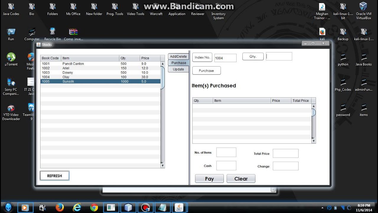 Netbeans - Simple Inventory System (with Source Code)