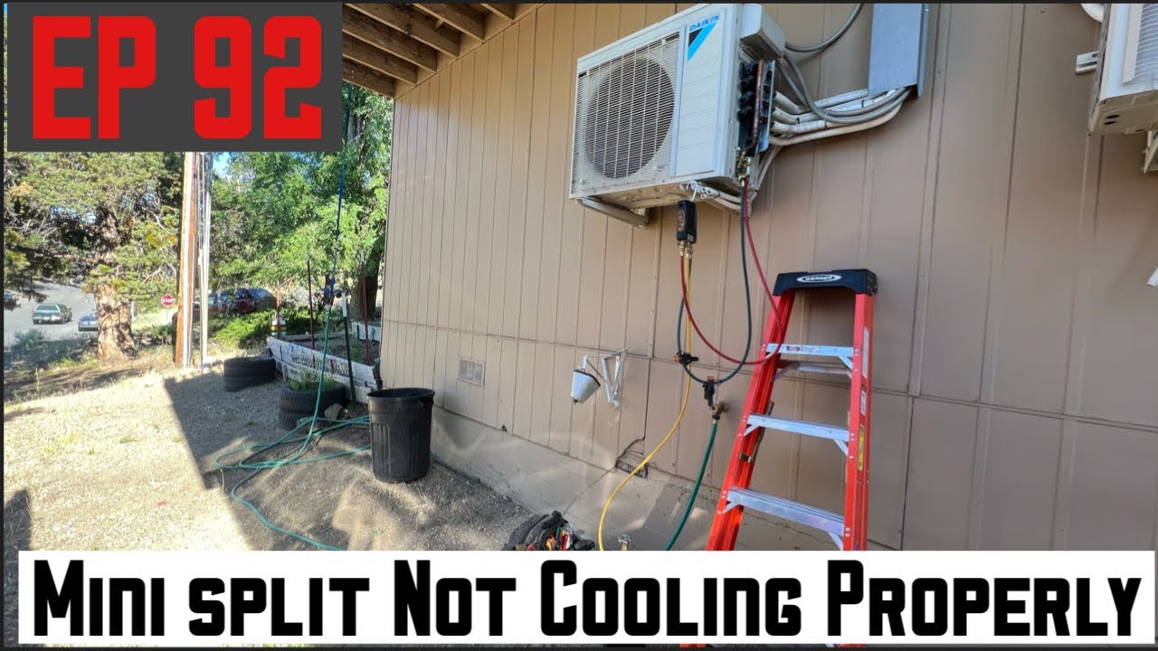 Daikin Minisplit Not Cooling Normally. Finding and Repairing a Refrigerant Leak EP92